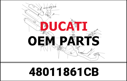DUCATI純正 LEFT UPPER HALF-FAIRING YELLOW | 48011861CB