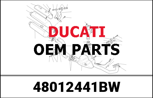 DUCATI純正 FAIRING UPPER RH WHITE | 48012441BW