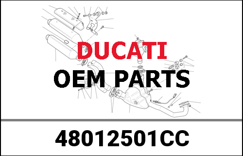 DUCATI純正 FAIRING, RH | 48012501CC