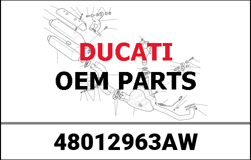 DUCATI純正 HALF-FAIRING TANK CENTRE | 48012963AW