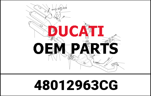 DUCATI純正 HALF-FAIRING TANK CENTRE | 48012963CG