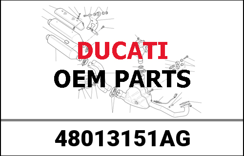 DUCATI純正 LOWER FAIRING RH | 48013151AG