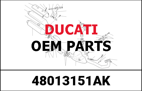 DUCATI純正 LOWER FAIRING RH | 48013151AK