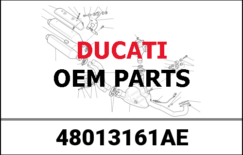 DUCATI純正 LOWER FAIRING, LH | 48013161AE