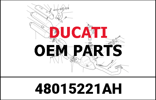 DUCATI純正 Fuel tank cover | 48015221AH