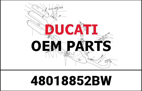 DUCATI純正 FAIRING, LOWER LH WHITE | 48018852BW