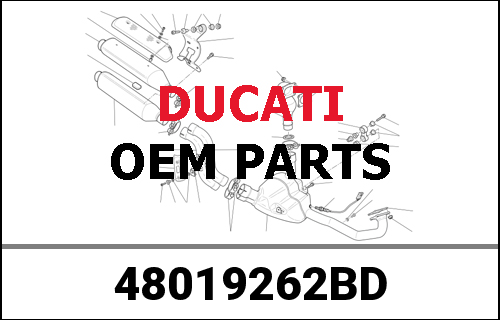 DUCATI純正 RIGHT LOWER HALF-FAIRING | 48019262BD