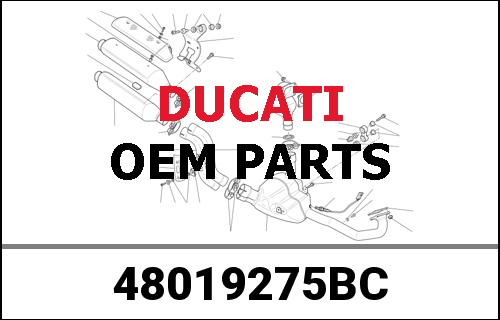 DUCATI純正 LEFT BOTOM FRONT FAIRING S CORSE | 48019275BC