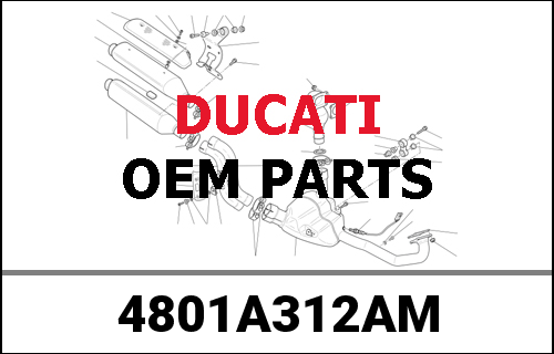 DUCATI純正 CENTRAL TANK COVER GREY-LTS-VP | 4801A312AM