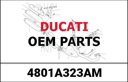 DUCATI純正 TANK COVER LEFT GREY - LTS-VP | 4801A323AM