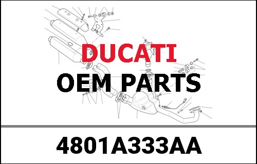 DUCATI純正 KAPPE RECHT ROT | 4801A333AA