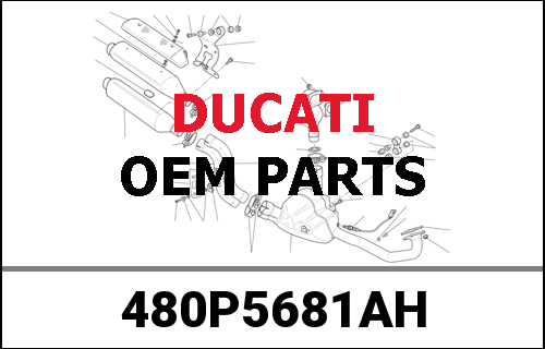 DUCATI純正 L.HHALF- FAIRING | 480P5681AH