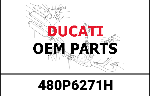DUCATI純正 COVER, TANK FRONT | 480P6271H