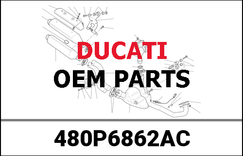 DUCATI純正 COVER, RADIATOR, RH | 480P6862AC