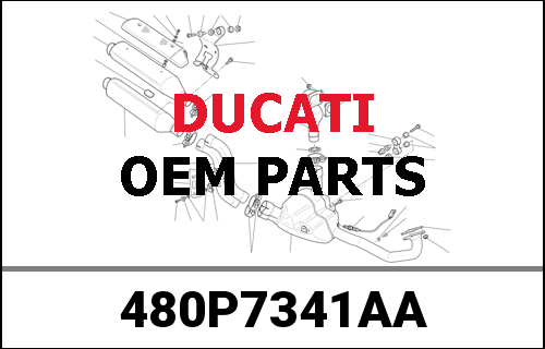 DUCATI純正 COVER, RADIATOR, RH | 480P7341AA