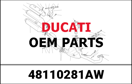 DUCATI純正 MOBILE HEADLIGHT FAIRING TANGERINE RED | 48110281AW