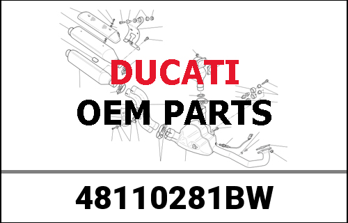 DUCATI純正 MOBILE HEADLIGHT FAIRING WHIT) | 48110281BW