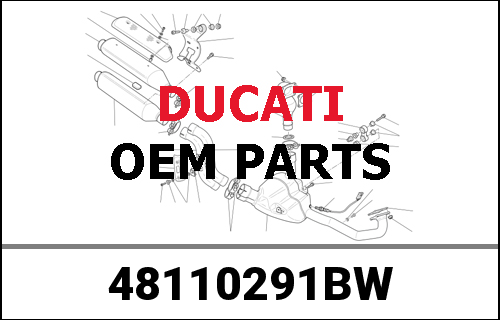 DUCATI純正 FIXED HEADLIGHT FAIRING WHIT) | 48110291BW