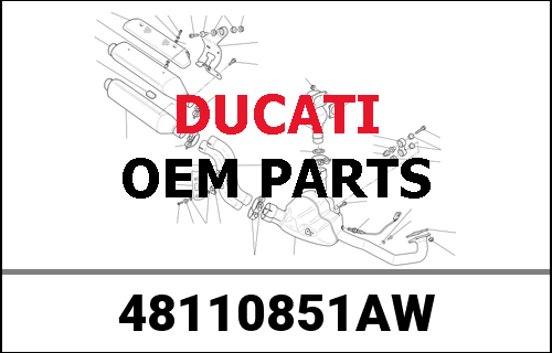 DUCATI純正 RIGHT BULKHEAD | 48110851AW