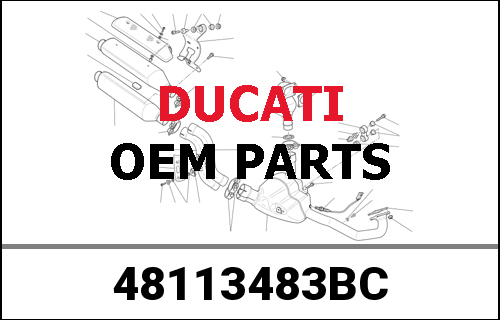 DUCATI純正 COWLING LIGHT GRAY | 48113483BC