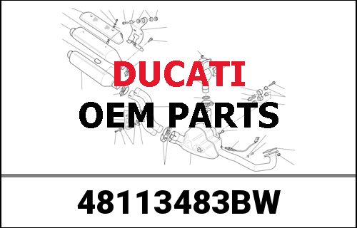 DUCATI純正 COWLING WHITE | 48113483BW