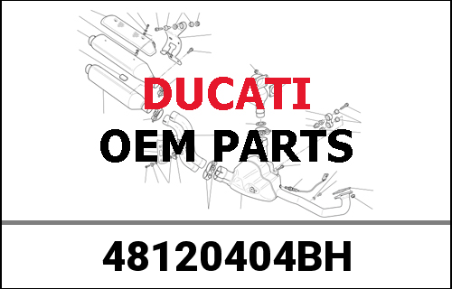 DUCATI純正 COMPLETE HEADLIGHT FAIRING RED | 48120404BH