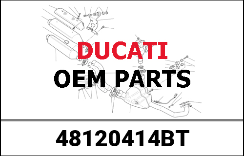 DUCATI純正 COMPLETE HEADLIGHT FAIRING BLACK | 48120414BT