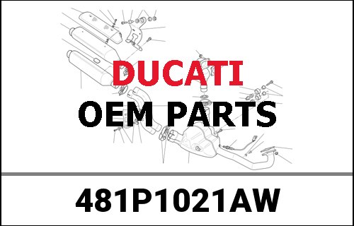DUCATI純正 COMPLETE HEADLIGHT FAIRING WHITE | 481P1021AW
