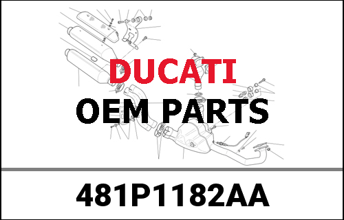 DUCATI純正 COMPLETE HEADLIGHT FAIRING RED | 481P1182AA