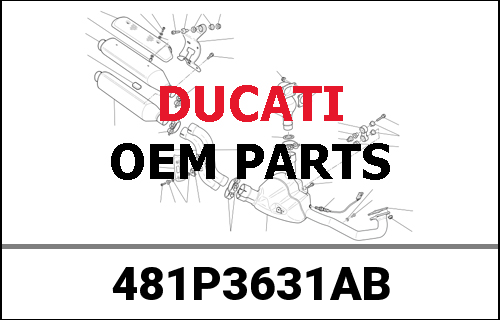 DUCATI純正 COMPLETE HEADLIGHT FAIRING RED | 481P3631AB