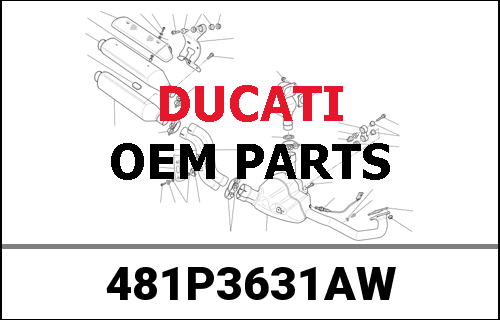 DUCATI純正 Fairing cowling front | 481P3631AW