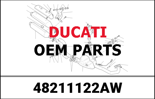 DUCATI純正 COVER, FRAME LH TANGERINE RED | 48211122AW