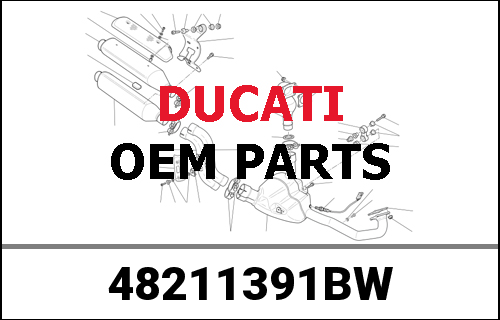 DUCATI純正 COVER-SIDE, RH, S.WHITE | 48211391BW