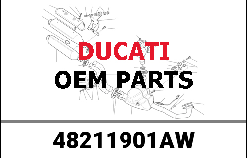 DUCATI純正 COVER FRAME LH WHITE | 48211901AW