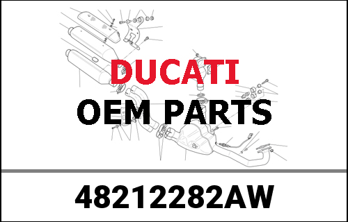 DUCATI純正 COVER FRAME LH WHITE | 48212282AW