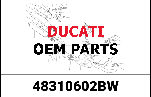 DUCATI純正 COVER, FRAME REAR | 48310602BW