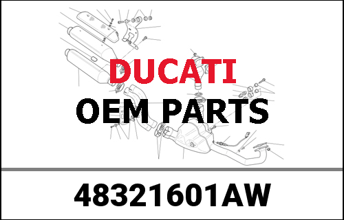 DUCATI純正 REAR FAIRING | 48321601AW