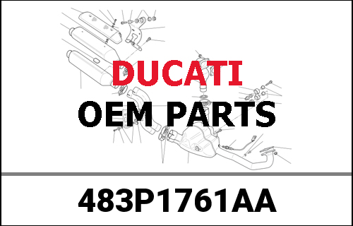 DUCATI純正 COVER FRAME LH RED | 483P1761AA