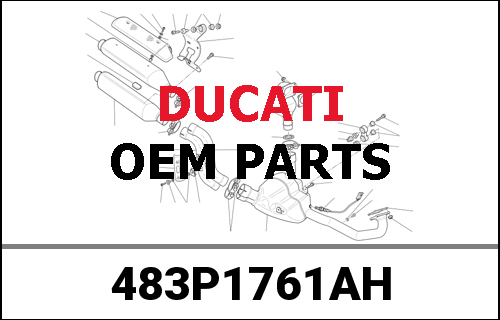 DUCATI純正 COVER , FRAME LH | 483P1761AH