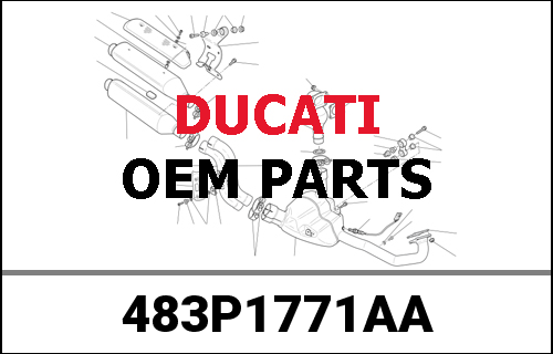 DUCATI純正 COVER FRAME RH RED | 483P1771AA