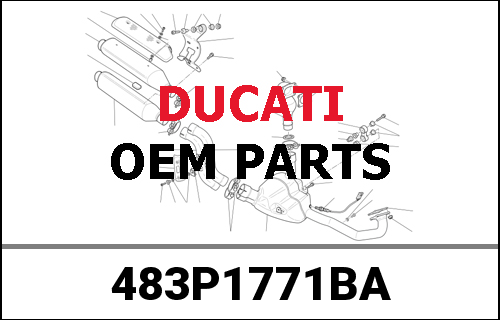 DUCATI純正 COVER FRAME RH RED | 483P1771BA