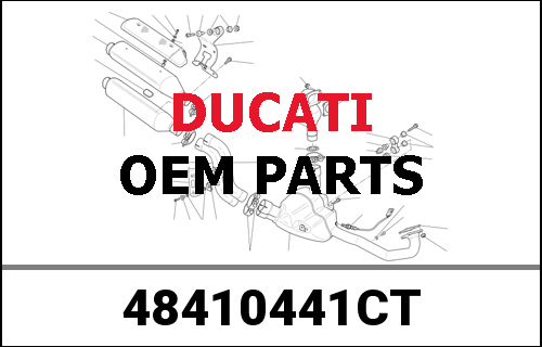DUCATI純正 COVER ASSY, UNDER GLOSSY BLACK | 48410441CT