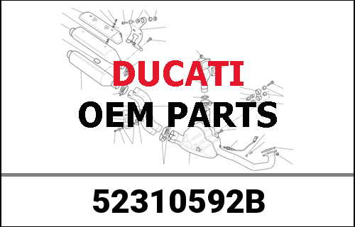 DUCATI純正 REAR-VIEW MIRROR L.H. | 52310592B