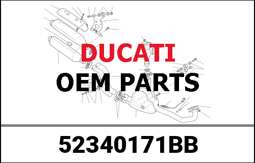 DUCATI純正 LH MIRROR StarYELLOWStar ST/05 | 52340171BB