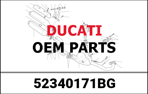 DUCATI純正 LEFT MIRROR | 52340171BG