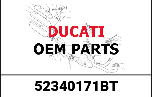 DUCATI純正 LEFT MIRROR | 52340171BT