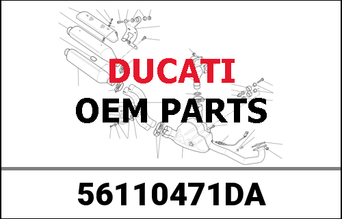 DUCATI純正 PLATE HOLDER | 56110471DA