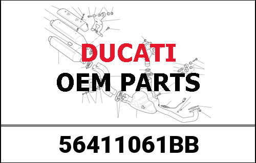 DUCATI純正 FRONT MUDGUARD WHITE | 56411061BB
