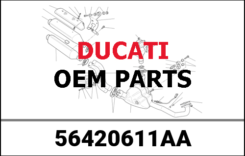 Ducati Genuine FRONT MUDGUARD | 56420611AA
