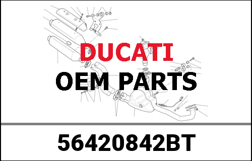 DUCATI純正 FRONT MUDGUARD | 56420842BT